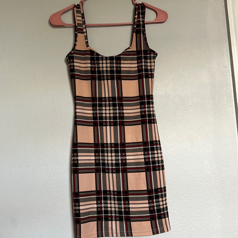 Plaid Mini Dress